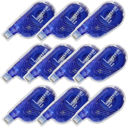 PLUS, Correction Tape, Whiper Switch, 5mm, Blue, 10 Pieces, WH-1515, 50-135