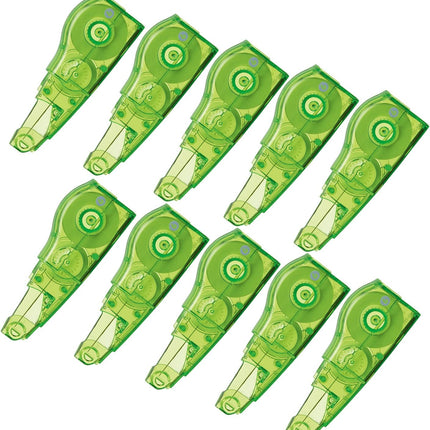 PLUS, Correction Tape, Whiper MR Refill Tape, 6mm, Green, 10 Pieces, WH-636R, 43-930