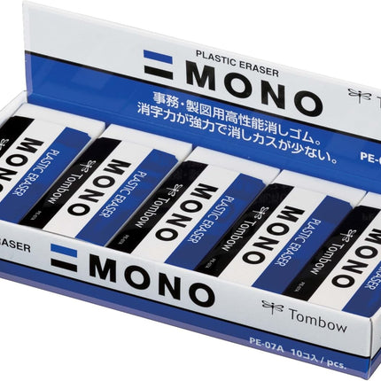 Tombow, Eraser, MONO PE07, 10 Pieces, PE-07A-10P