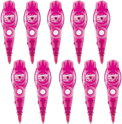 PLUS, Correction Tape, Whiper RUSH Refill Tape, 6mm, Light Pink, 10 Pieces, WH-066R, 43-451