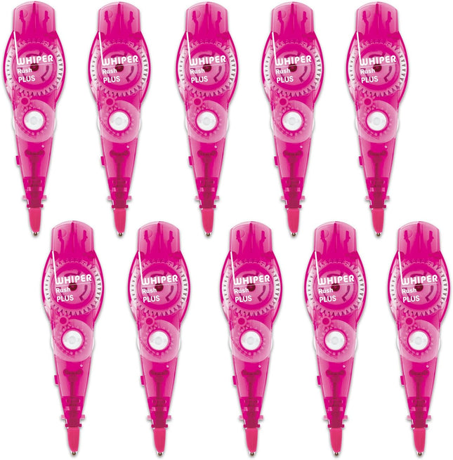 PLUS, Correction Tape, Whiper RUSH Refill Tape, 6mm, Light Pink, 10 Pieces, WH-066R, 43-451