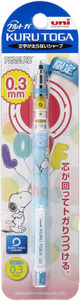 uni Mitsubishi Pencil Mechanical Pencil, Kuru Toga Standard Model, 0.3mm, Snoopy Balloon, M3-650PN 1P, M3650PN1P.SB