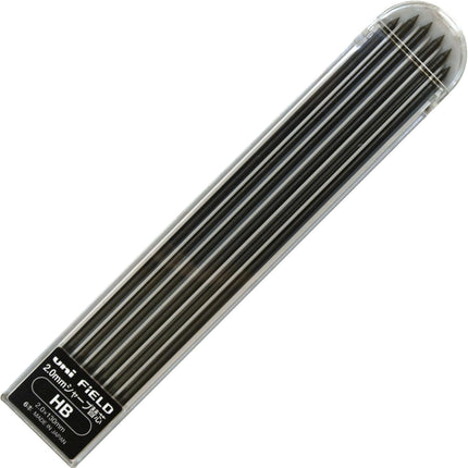 uni Mitsubishi Pencil Mechanical Pencil Lead Refill uniFiELD Shokunin Senka, 2.0mm HB, U202101PHB