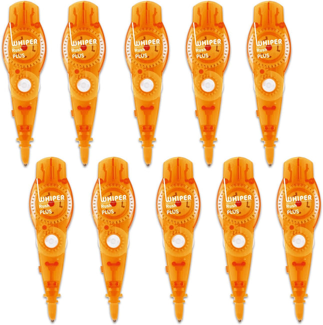 PLUS, Correction Tape, Whiper RUSH Refill Tape, 4.2mm, Orange, 10 Pieces, WH-064R, 43-447