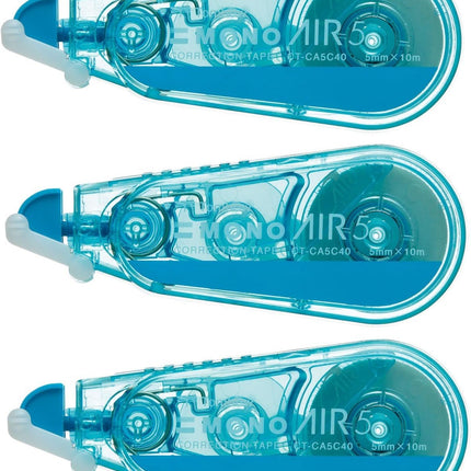 Tombow, Correction Tape, MONO AIR, AIR5, 5mm, Blue, CT-CA5C40 3 Pieces, KPB-322