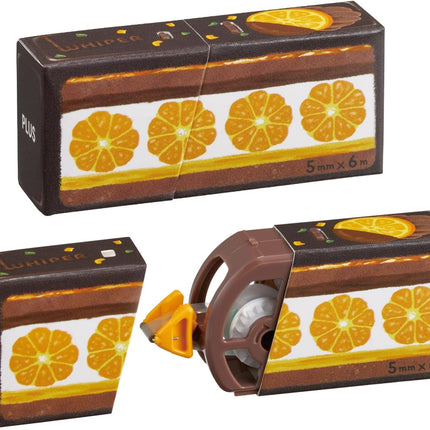 PLUS, Correction Tape, Whiper, Correction Tape in Paper Case, Limited,  Orange, WH-2005-LE, 52-393