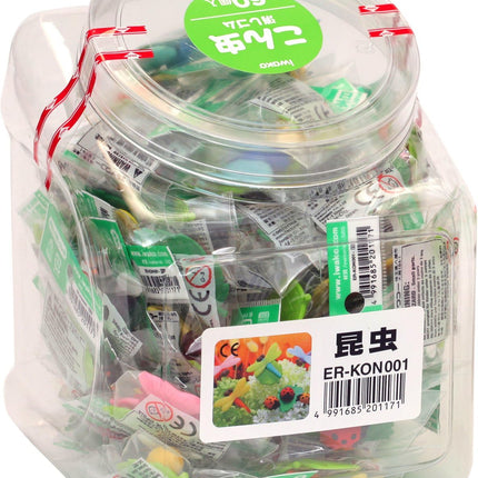 Iwako, Eraser, Insect, 60 Pieces, ER-KON001