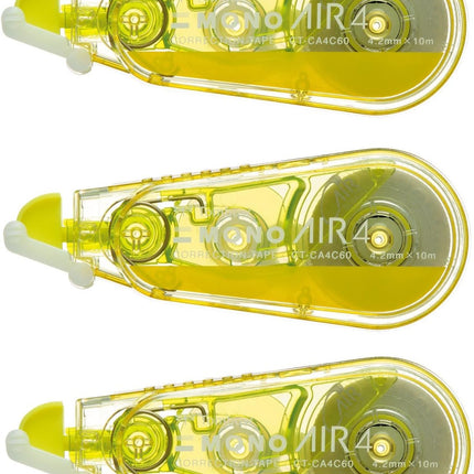 Tombow, Correction Tape, MONO AIR, AIR4, 4.2mm, Lime, CT-CA4C60 3 Pieces, KPB-321