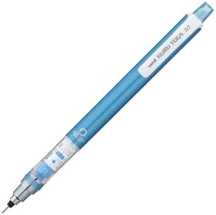 uni Mitsubishi Pencil Mechanical Pencil, Kuru Toga Standard Model, 0.7mm, Blue, M7-450 1P, M74501P.33, Set of 10