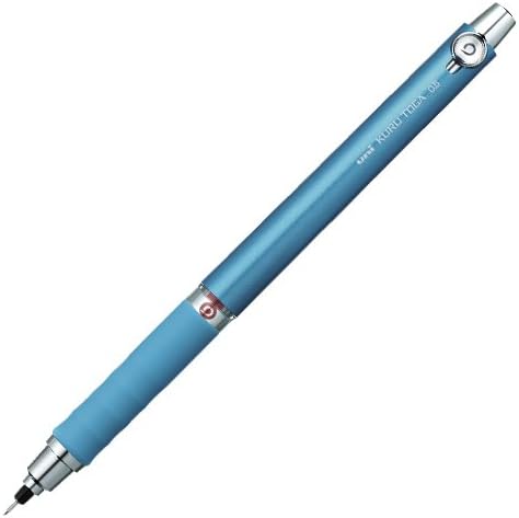 uni Mitsubishi Pencil Mechanical Pencil, Kuru Toga Rubber Grip, 0.5mm, Blue, M5-656 1P, M56561P.33, Set of 2