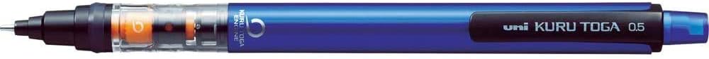 uni Mitsubishi Pencil Mechanical Pencil, Kuru Toga Pipe Slide Model, 0.5mm, Blue, M5-452 1P, M54521P.33, Set of 7