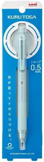 uni Mitsubishi Pencil Mechanical Pencil, Kuru Toga KS Model, 0.5mm, Ice Blue, M5-KS 1P, M5KS1P.32, Set of 5