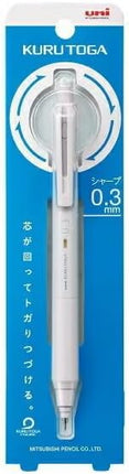 uni Mitsubishi Pencil Mechanical Pencil, Kuru Toga KS Model, 0.3mm, Light Gray, M3-KS 1P, M3KS1P.37, Set of 5