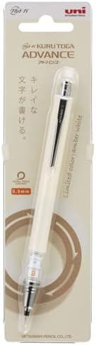 uni Mitsubishi Pencil Mechanical Pencil, Kuru Toga Advance Limited Edition, 0.5mm, Amber White, M5-559 1P, M55591P.AMW