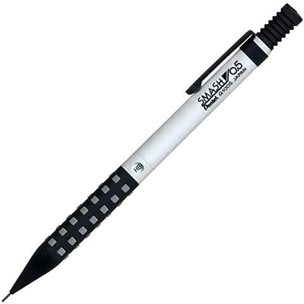 Pentel Mechanical Pencil Smash 0.5mm Q1005WMS (White x Black) Color Shaft