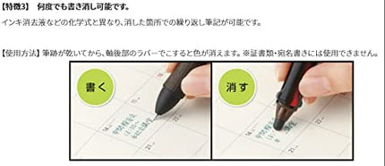 PILOT FriXion Ball 4 Wood 0.5mm Dark Green LKFB-3SEF-DG Set of 3