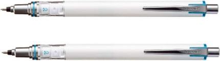 uni Mitsubishi Pencil Mechanical Pencil, Kuru Toga Advance, 0.7mm, White, M7-559 1P, M75591P.1, Set of 2