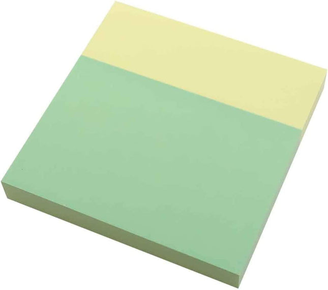 Sun-Star Stationery Tsutto Two-tone Color Sticky Notes [Y x G]