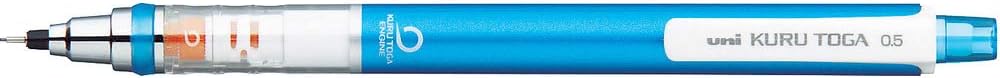 uni Mitsubishi Pencil Mechanical Pencil, Kuru Toga Standard Model, 0.5mm, Blue, M5-450 1P, M54501P.33