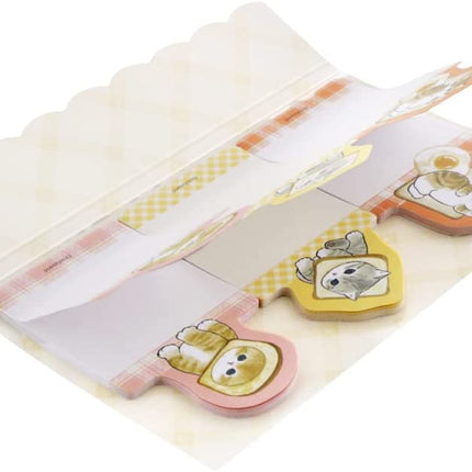 Sun-Star Stationery mofusand Sticky Notes Die Cut Bread S2836866