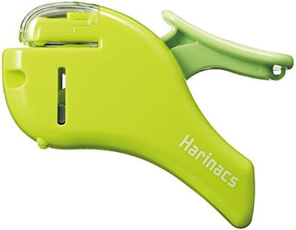 KOKUYO Stapleless Stapler Harinacs Compact Alpha 5 Sheet Capacity Green SLN-MSH305G Set of 5