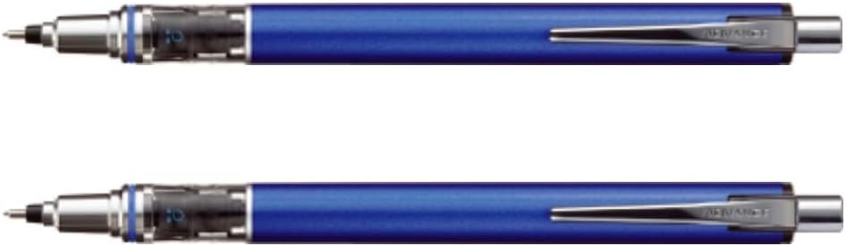uni Mitsubishi Pencil Mechanical Pencil, Kuru Toga Advance, 0.7mm, Navy, M7-559 1P, M75591P.9, Set of 2