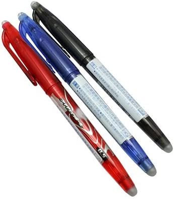 PILOT FriXion Ball 0.5mm 3 Colors Set (Black, Red, Blue) LFB-60EF-3C