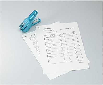 KOKUYO Stapleless Stapler Harinacs Handy 10 Sheet Capacity Light Blue SLN-MSH110LB