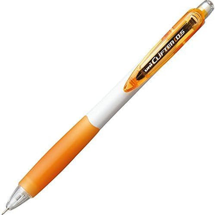 uni Mitsubishi Pencil Mechanical Pencil, CLiFTER, 0.5mm, White Orange, M5-118, M5118W.4, Set of 3