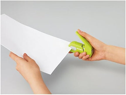 KOKUYO Stapleless Stapler Harinacs Press Green 5 Sheet Capacity SLN-MPH105G Set of 3