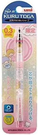 uni Mitsubishi Pencil Mechanical Pencil, Kuru Toga Rubber Grip Limited Edition, Little Twin Stars My Melody, 0.3mm, T Garden, M3-650SR 1P, M3650SR1P.TG