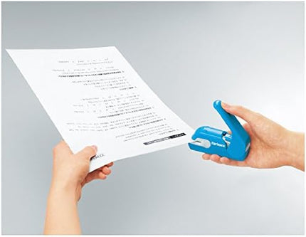 KOKUYO Stapleless Stapler Harinacs Press Blue 5 Sheet Capacity SLN-MPH105B Set of 3
