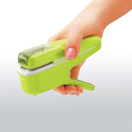 KOKUYO Stapleless Stapler Harinacs Handy 8 Sheet Capacity Green SLN-MSH108G