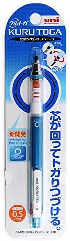 uni Mitsubishi Pencil Mechanical Pencil, Kuru Toga Standard Model, 0.5mm, Blue, M5-450 1P, M54501P.33, Set of 10