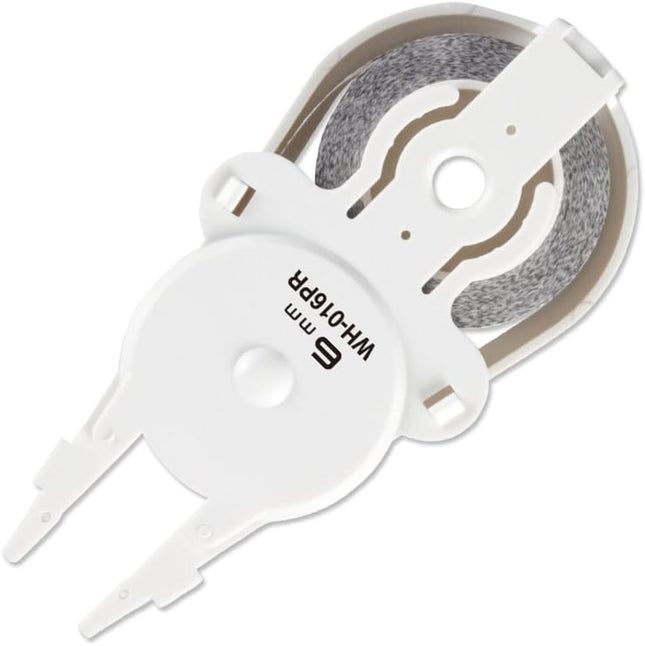 PLUS, Correction Tape, Whiper Slide Refill Tape, Invisible Correction Tape Unseen from the Back, 6mm, WH-016PR, 47-618