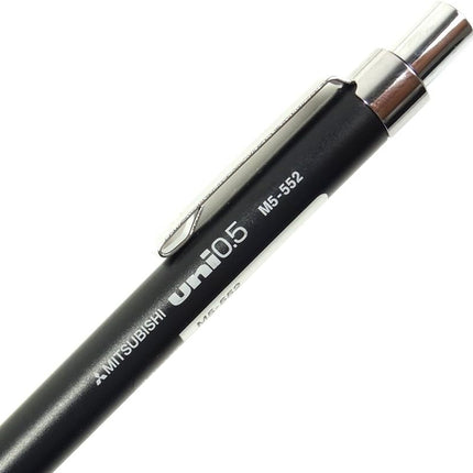 uni Mitsubishi Pencil Mechanical Pencil, Drafting Penci, 0.5mm, Black, M5-552, M5552.24