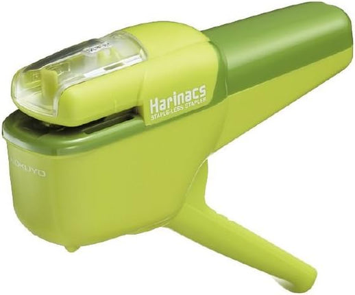 KOKUYO Stapleless Stapler Harinacs Handy 10 Sheet Capacity Green SLN-MSH110G Set of 3