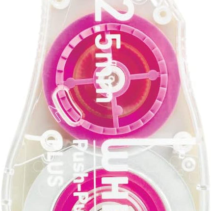 PLUS, Correction Tape, Whiper Push-Pull, 2.5mm, Pink, WH-702, 42-218