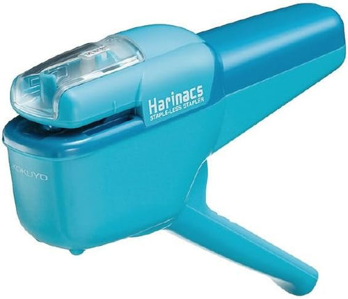 KOKUYO Stapleless Stapler Harinacs Handy 10 Sheet Capacity Light Blue SLN-MSH110LB Set of 3