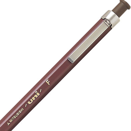 uni Mitsubishi Pencil Mechanical Pencil, uniHodler, 2.0mm, F, Brown, MH-500, MH500F