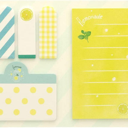 Sun-Star Stationery Sticky Notes Book Type Sweets A La Mode Lemonade Dot S2816610