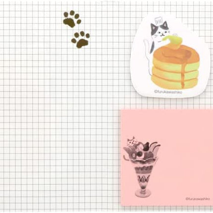 Sun-Star Stationery Nyanko Biyori Sticky Notes Book Type Youshokuya S2835398