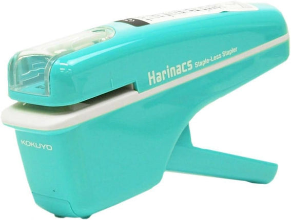 KOKUYO Stapleless Stapler Harinacs Handy Light Blue 4 Sheet Capacity SLN-MSH104LB