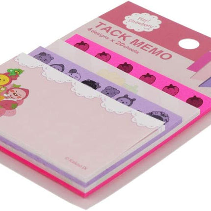 Sun-Star Stationery Little Friend Block Sticky Notes Strawberry S2828952