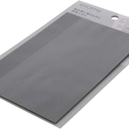 Sun-Star Stationery Sticky Notes Examy Transparent Sticky Notes Can be Written in Textbook Big Gray S2831058
