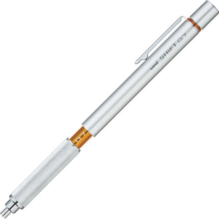 uni Mitsubishi Pencil Mechanical Pencil, SHIFT, 0.7mm, Silver, M7-1010, M71010.26