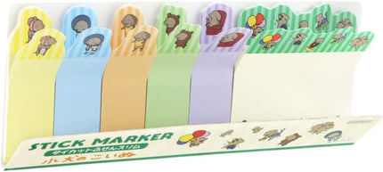Sun-Star Stationery Koinu no Koinu Sticky Notes Die Cut Slim Iroiro Inu S2837358