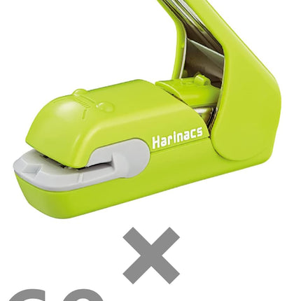 KOKUYO Stapleless Stapler Harinacs Press Green Set of 60 SLN-MPH105GX60