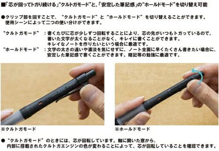uni Mitsubishi Pencil Mechanical Pencil, uni ?-gel Switch, 0.5mm, Dark Olive, M5-1009GG 1P, M51009GG1P.18, Set of 3
