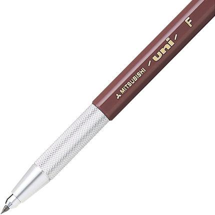 uni Mitsubishi Pencil Mechanical Pencil, uniHodler, 2.0mm, F, Brown, MH-500, MH500F